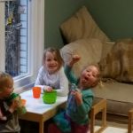 Dinner with Autumn and Eleri