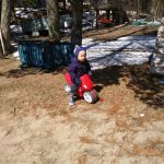 Motorcycle on the beach