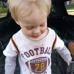 playing in daddy's truck