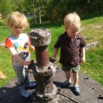 Inez and Isaac at Blackeney Rapids