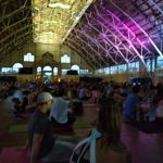 Full moon yoga at Landsdowne