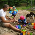 Sandcastles with Thalia and Felix