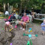 Visit from Tess and Jamie and family