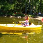 Charlotte going for a kayak