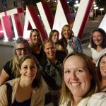 Lindy's dinner out with friends in the market