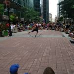 A trip down to the busker festival.