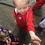 Worm!! Isaac is so proud.