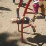 Climbing at the park