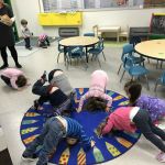 yoga time at daycare