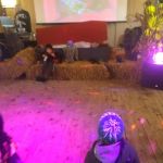 Dance party for halloween at the experimental farm