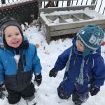 red faced from eating snow