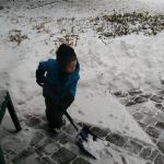 still loves shovelling