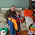 milk and stories with Opa
