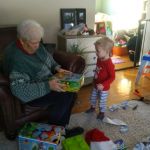 Christmas toy from Grandma and Papa!