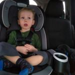 Isaac enjoyed watching the Cat in the Hat on the trip to Hamilton