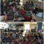 Pj holiday party at daycare