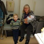 Isaac's first visit to meet his siblings