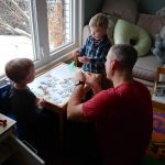 Isaac loves his minion puzzle from the Czeds!