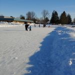 community skating party at the park
