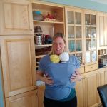 Ready for the first walk outside with the babies