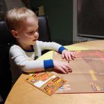 Isaac's Valentine sticker card from Grandma and Papa