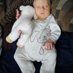 Cadence and her New Zealand lamb