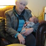 Asher studying Grandma's face