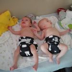 And I said I'd never dress them the same...