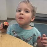 3rd birthday cupcake at daycare