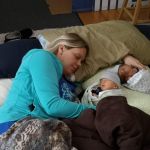 a rare nap with the babies