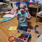 New magnets with wheels from Grandma and Papa