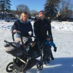 Family outting to the skating party