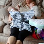 Jon snuck this photo of a mid day snuggle