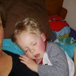 nap time cuddles with Isaac