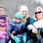 On the wagon ride at the sugar bush