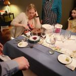 birthday cake for Lindy at Easter dinner