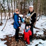 Family outing to the sugar bush