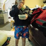 Glenna bought Asher a new swimsuit..which fits Isaac perfectly