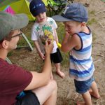 look guys, a dinosaur bone!