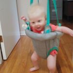 Cadence loving the jolly jumper