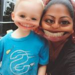 "I make a funny face and you laugh"