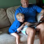 Studying the dinosaur book