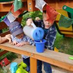 making soup with Hank