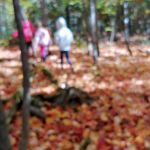 a walk on the trail at Opa and Oma's