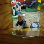 trying to climb the slide at Carlingwood