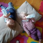 now they can hold their own bottles!