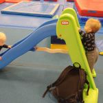 they both love the slide