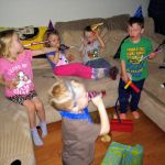 Happy New Year's!! celebrating with Wren, Thalia, Gale and Harrison