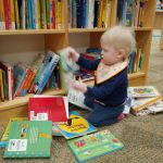 emptying the library shelves