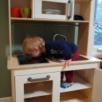 He managed to get into this sink too